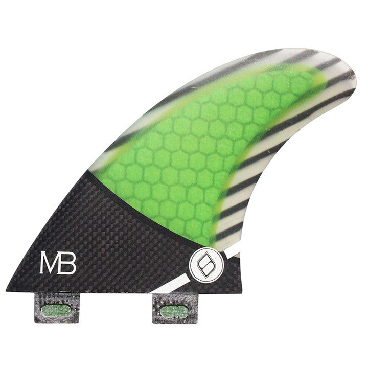 QUILHA SHAPERS FINS FCS PRO MATT BANTING MB1 CARBON HYBRID