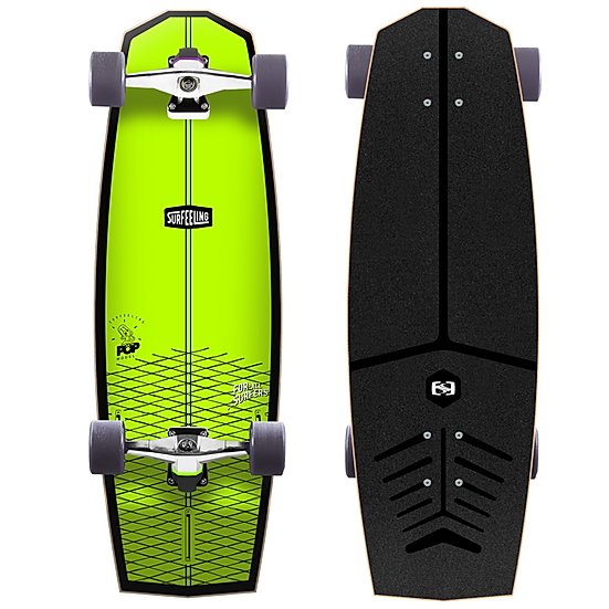 SURFEELING SUPER FUN SKATEBOARD SERIES SKATEBOARD - BLACK - For